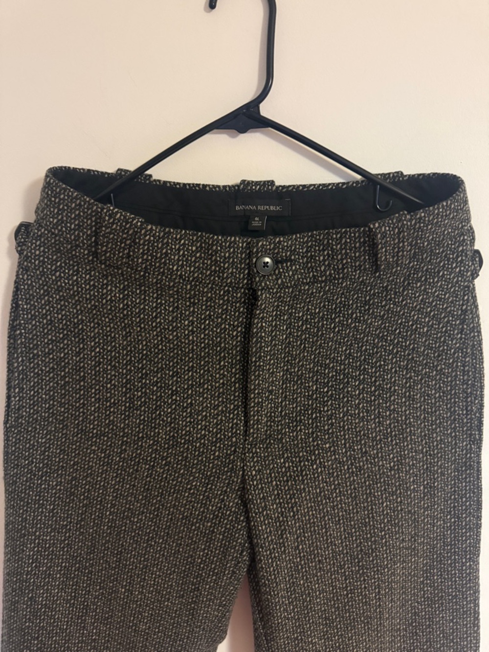 Banana Republic 6L Textured Tailored Trousers Office Siren Corporate Chic Pants - Picture 6 of 8